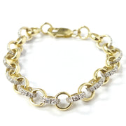 9ct Gold Baby Belcher Bracelet